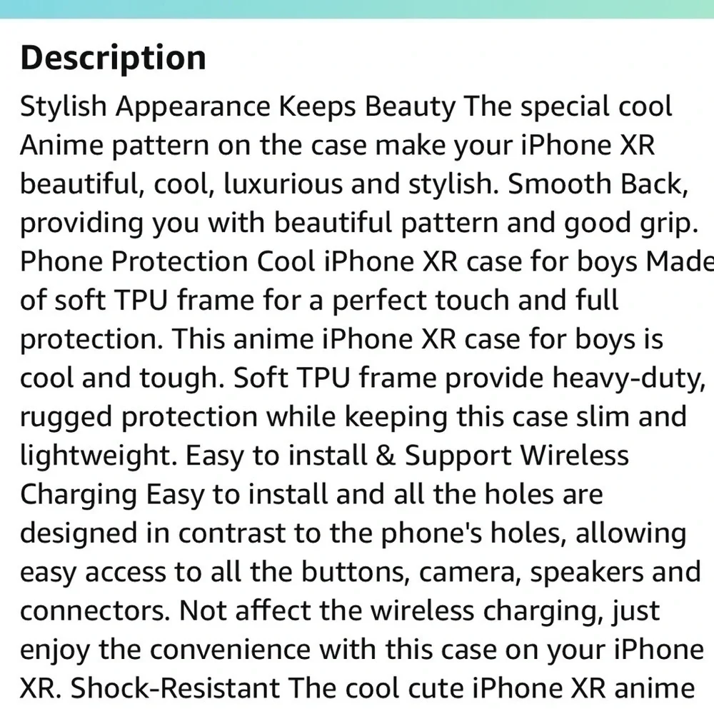 Icejayxin iPhone 11 or iPhone XR Case, Cool Anime Cartoon Eyes Phone Case NEW